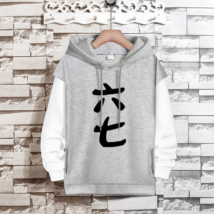 Scissor Seven  Anime fake two-piece thick hooded sweater from S to 3XL