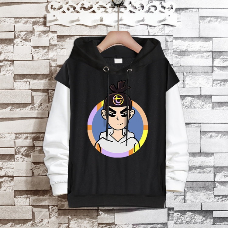 Scissor Seven  Anime fake two-piece thick hooded sweater from S to 3XL