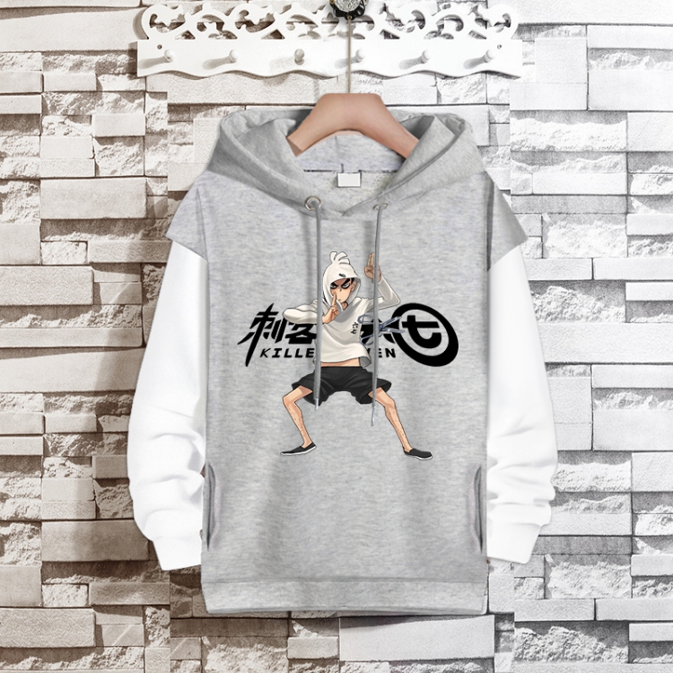 Scissor Seven  Anime fake two-piece thick hooded sweater from S to 3XL