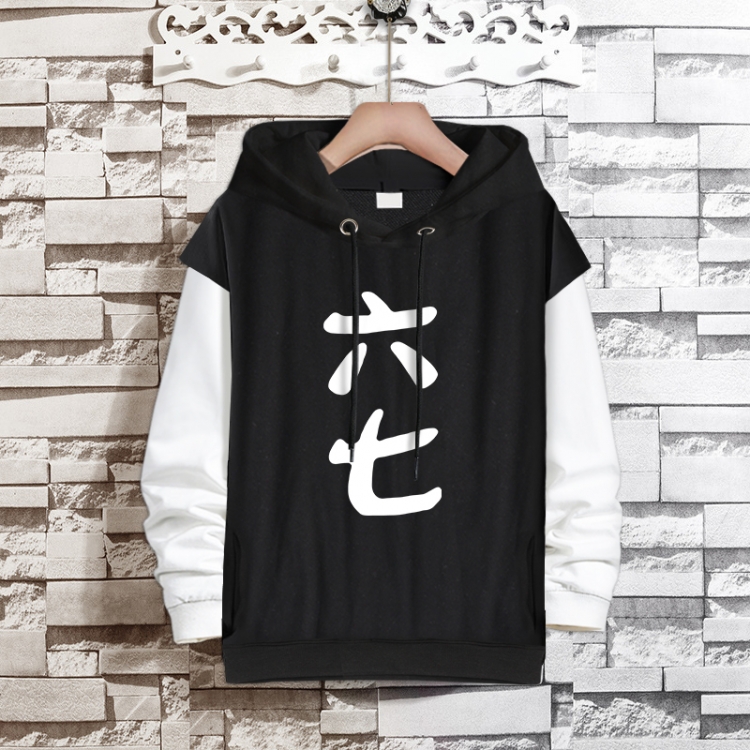 Scissor Seven  Anime fake two-piece thick hooded sweater from S to 3XL