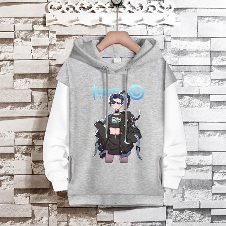 Scissor Seven  Anime fake two-piece thick hooded sweater from S to 3XL