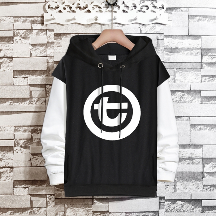 Scissor Seven  Anime fake two-piece thick hooded sweater from S to 3XL