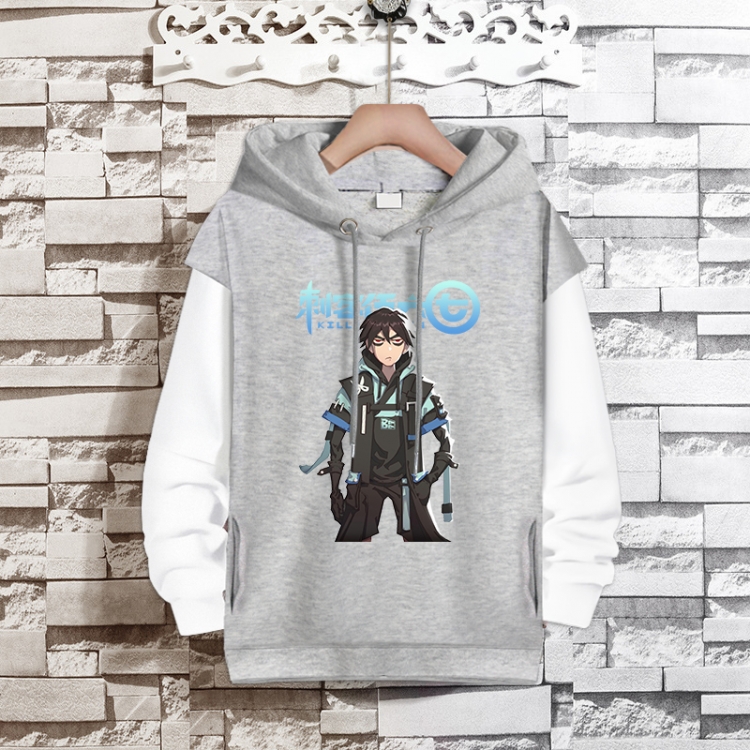 Scissor Seven  Anime fake two-piece thick hooded sweater from S to 3XL
