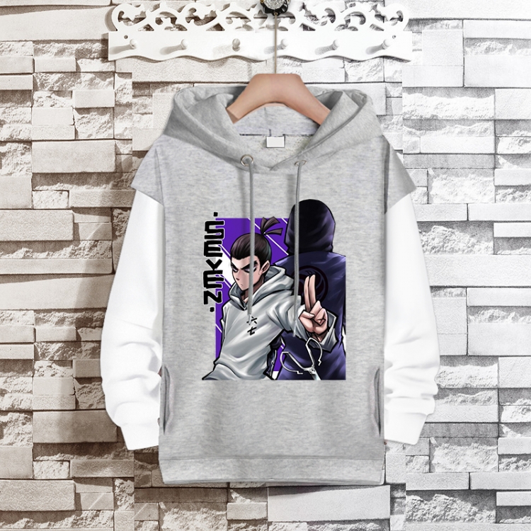 Scissor Seven  Anime fake two-piece thick hooded sweater from S to 3XL