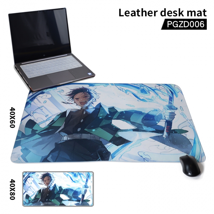 Demon Slayer Kimets Anime leather table mat 40X80CM  PGZD006