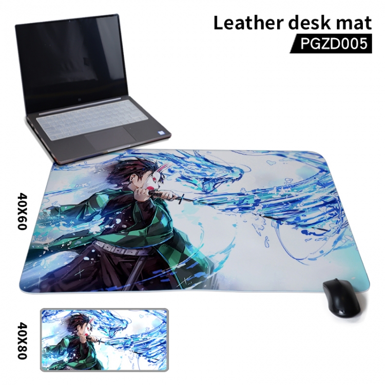 Demon Slayer Kimets Anime leather table mat 40X80CM  PGZD005