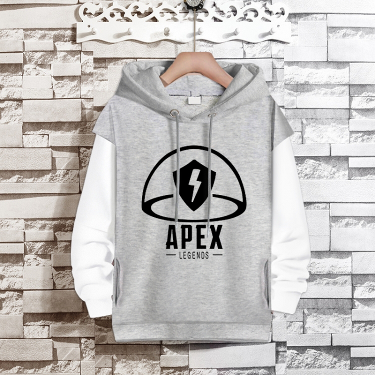 Apex legends Anime fake two-piece thick hooded sweater from S to 3XL