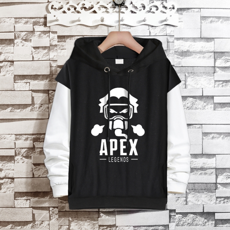 Apex legends Anime fake two-piece thick hooded sweater from S to 3XL