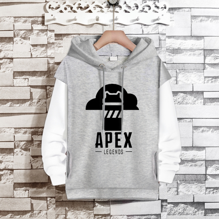 Apex legends Anime fake two-piece thick hooded sweater from S to 3XL