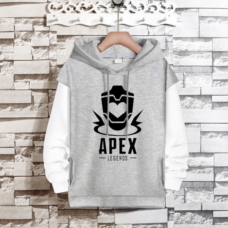 Apex legends Anime fake two-piece thick hooded sweater from S to 3XL