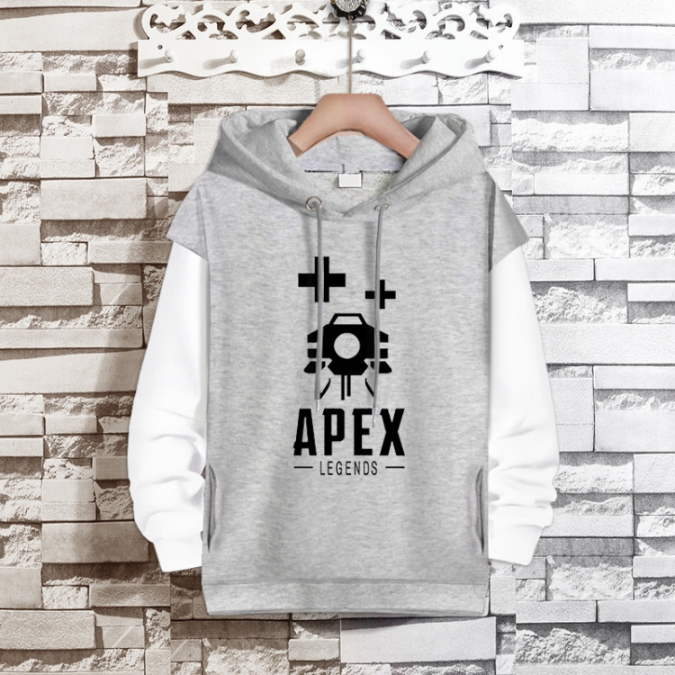Apex legends Anime fake two-piece thick hooded sweater from S to 3XL