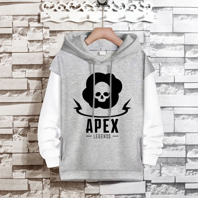 Apex legends Anime fake two-piece thick hooded sweater from S to 3XL