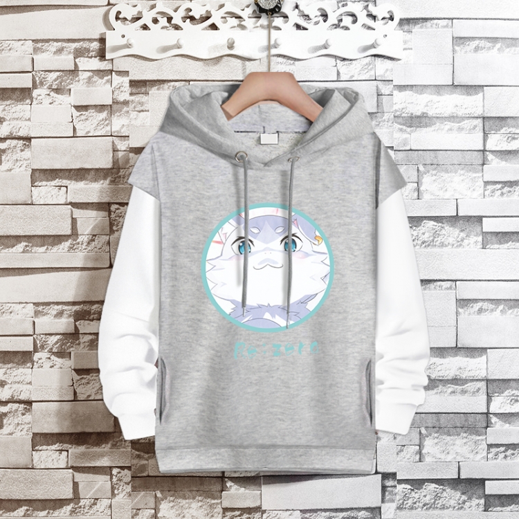 Re:Zero kara Hajimeru Isekai Seikatsu Anime fake two-piece thick hooded sweater from S to 3XL