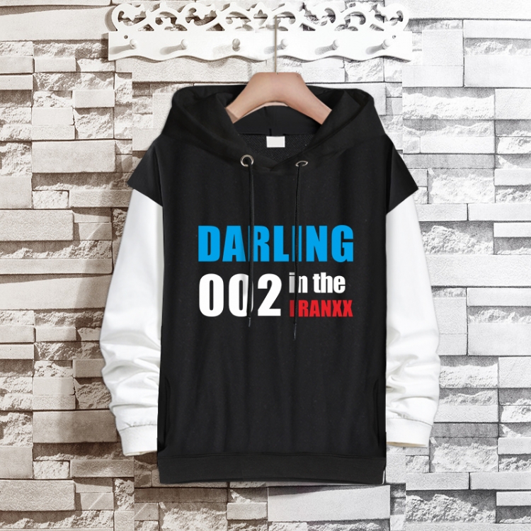 DARLING in the FRANXX  Anime fake two-piece thick hooded sweater from S to 3XL