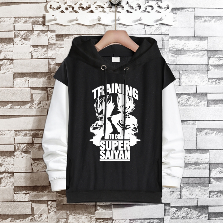 DRAGON BALL Anime fake two-piece thick hooded sweater from S to 3XL