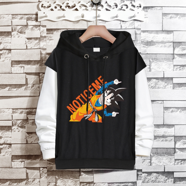 DRAGON BALL Anime fake two-piece thick hooded sweater from S to 3XL