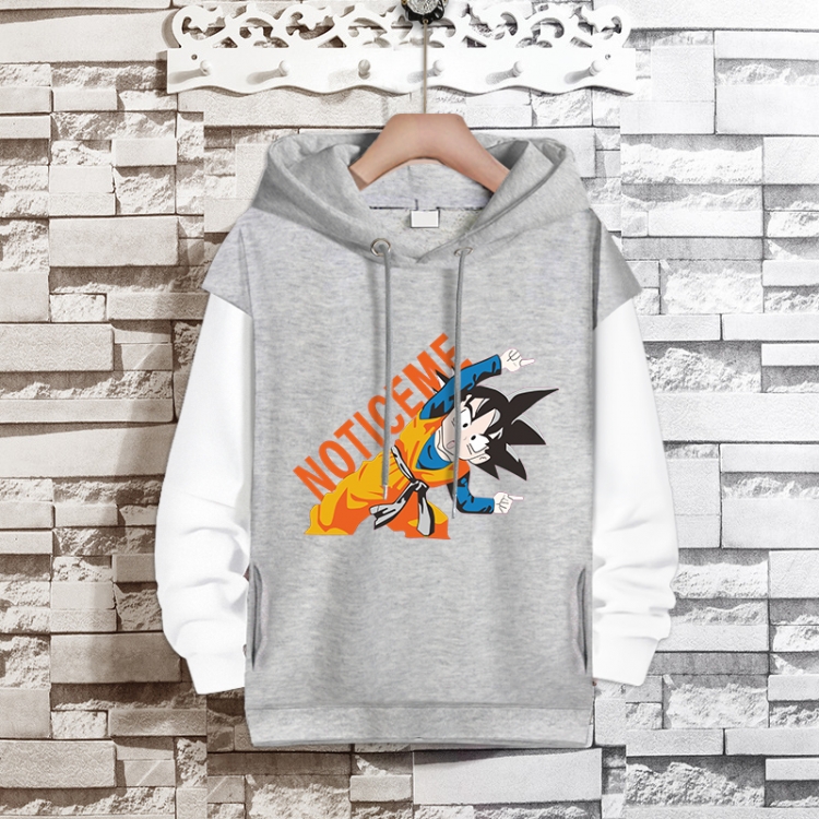 DRAGON BALL Anime fake two-piece thick hooded sweater from S to 3XL