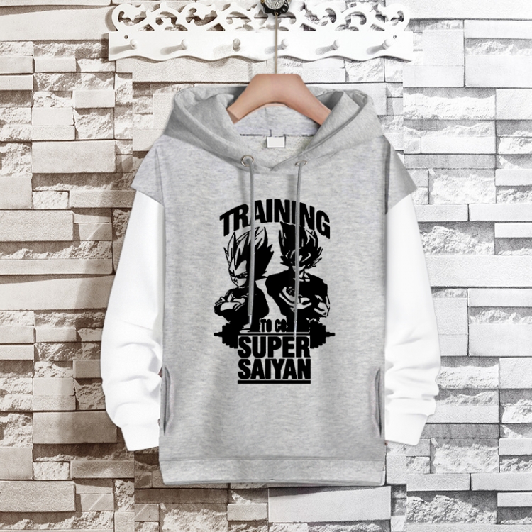 DRAGON BALL Anime fake two-piece thick hooded sweater from S to 3XL