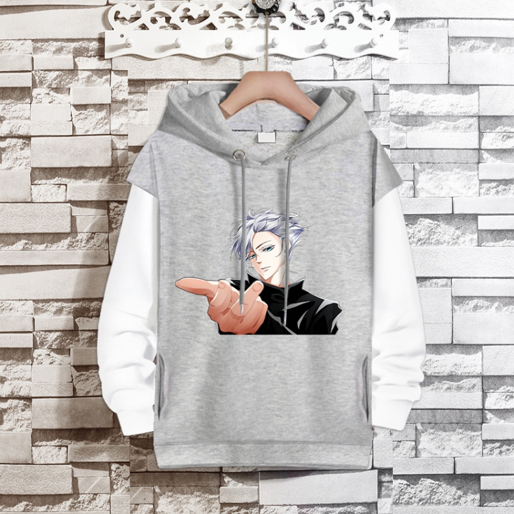 Jujutsu Kaisen  Anime fake two-piece thick hooded sweater from S to 3XL