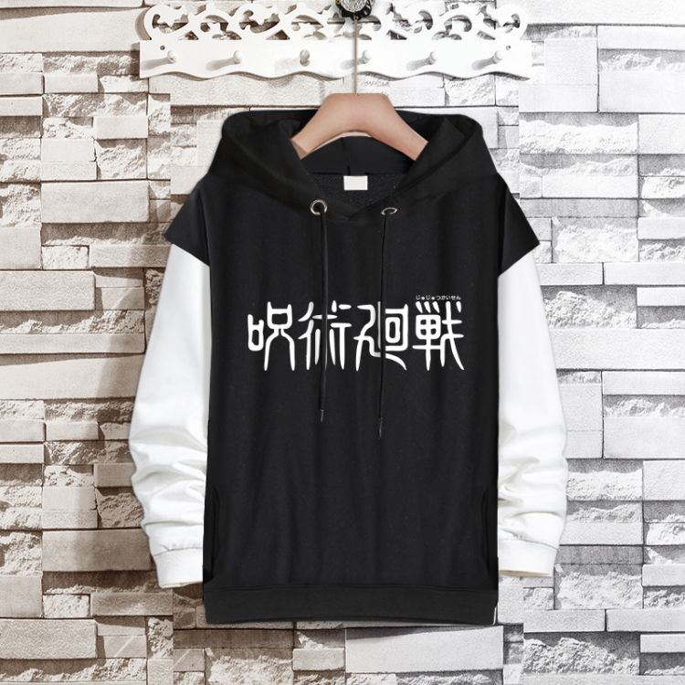 Jujutsu Kaisen  Anime fake two-piece thick hooded sweater from S to 3XL