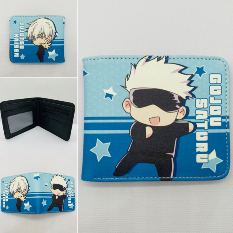 Jujutsu Kaisen   Full color  Two fold short card case wallet 11X9.5CM 60G  2003