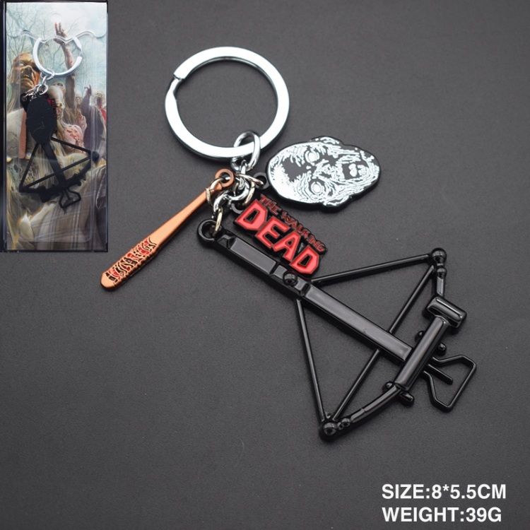The Walking Dead Anime Skewers Keychain School Bag Pendant style B