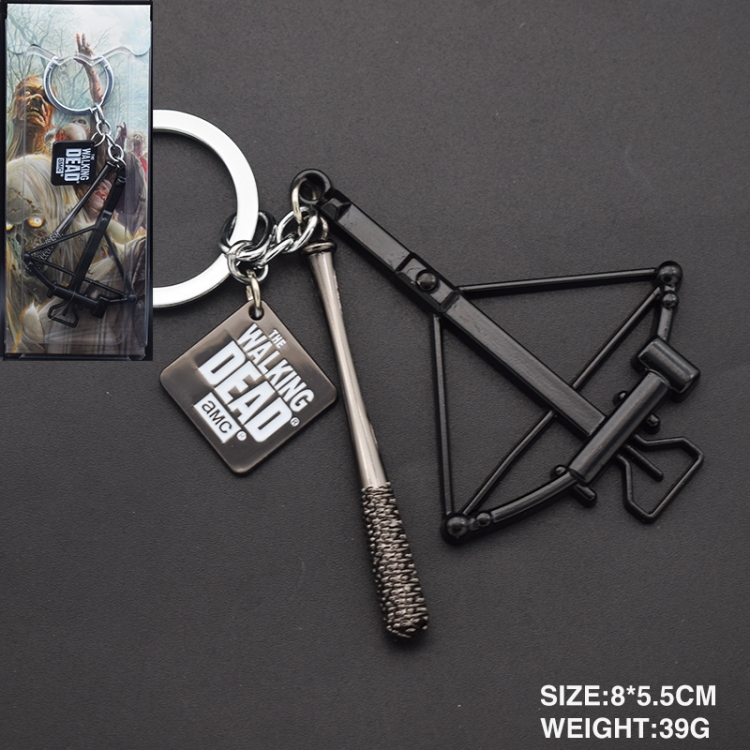 The Walking Dead Anime Skewers Keychain School Bag Pendant style C