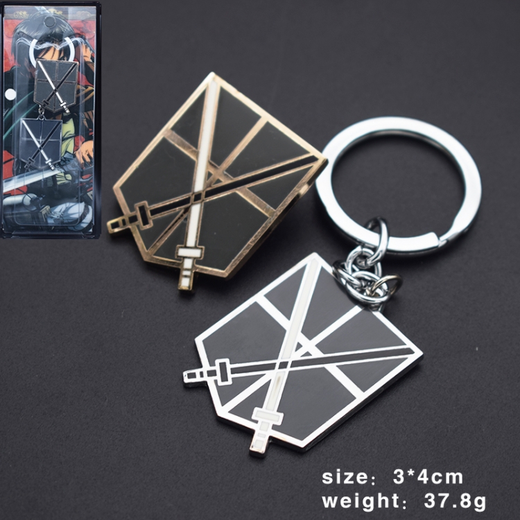 Shingeki no Kyojin  Anime Key Chain  school bag pendant   brooch