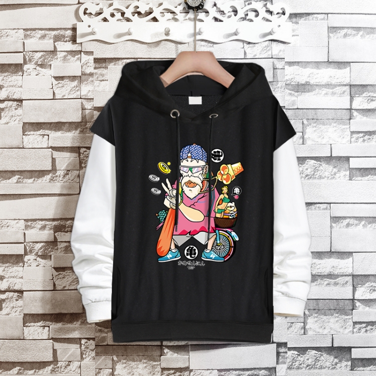  DRAGON BALL Anime fake two-piece thick hooded sweater from S to 3XL