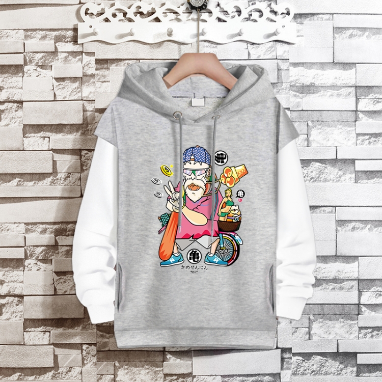  DRAGON BALL Anime fake two-piece thick hooded sweater from S to 3XL