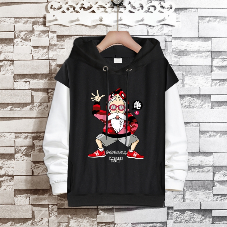  DRAGON BALL Anime fake two-piece thick hooded sweater from S to 3XL