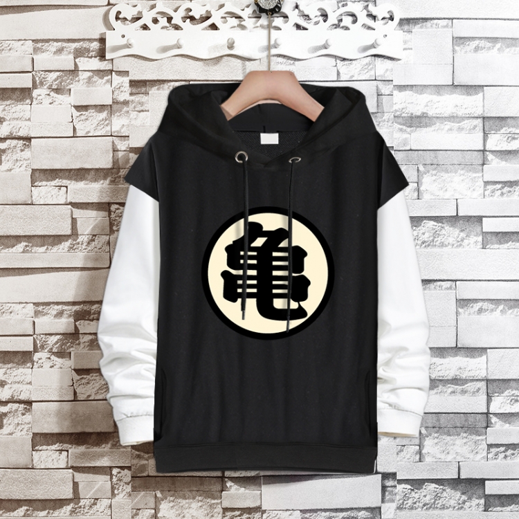  DRAGON BALL Anime fake two-piece thick hooded sweater from S to 3XL