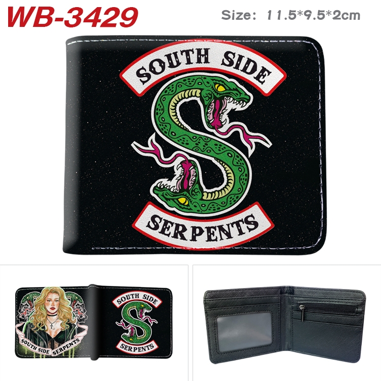 Riverdale  Anime pu half-fold wallet 11.5X9X2CM WB-3429A