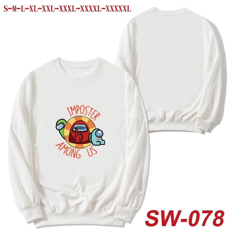 Among us Autumn thin round neck sweater from S to 5XL SW-078