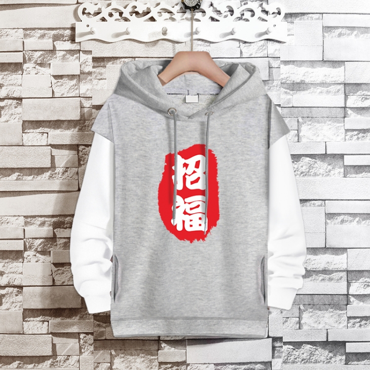 Natsume_Yuujintyou Anime fake two-piece thick hooded sweater from S to 3XL