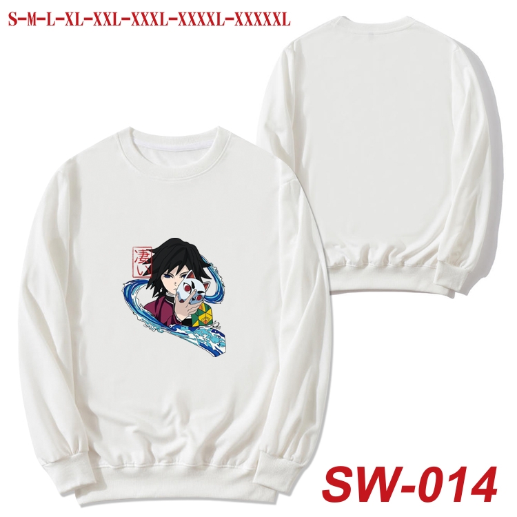 Demon Slayer Kimets Anime autumn thin round neck sweater Hoodie from S to 5XL SW-014