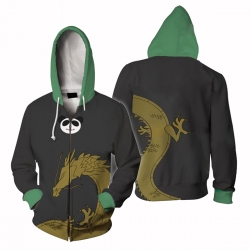 Shaman King Hooded zipper swea...