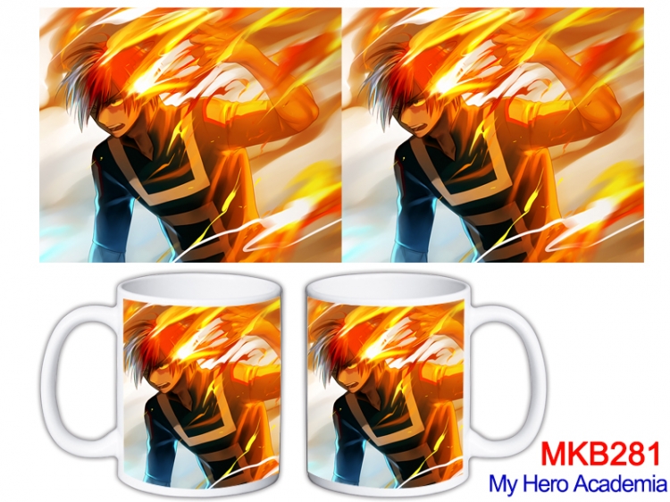 My Hero Academia Anime color printing ceramic mug cup price for 5 pcs  MKB-281