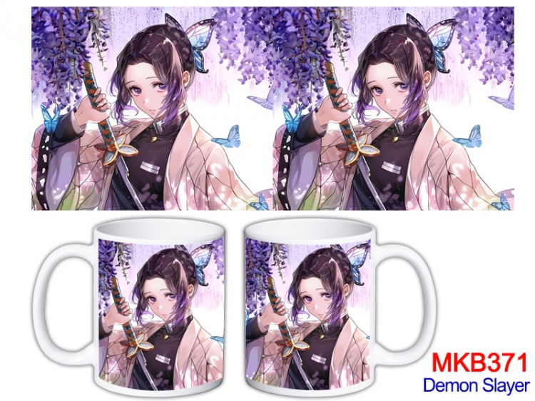 Demon Slayer Kimets Anime color printing ceramic mug cup price for 5 pcs  MKB-371