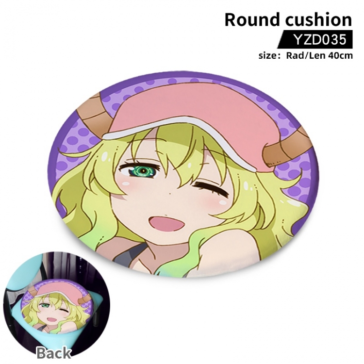 Miss Kobayashis Dragon Maid  Anime round cushion 40cm YZD035