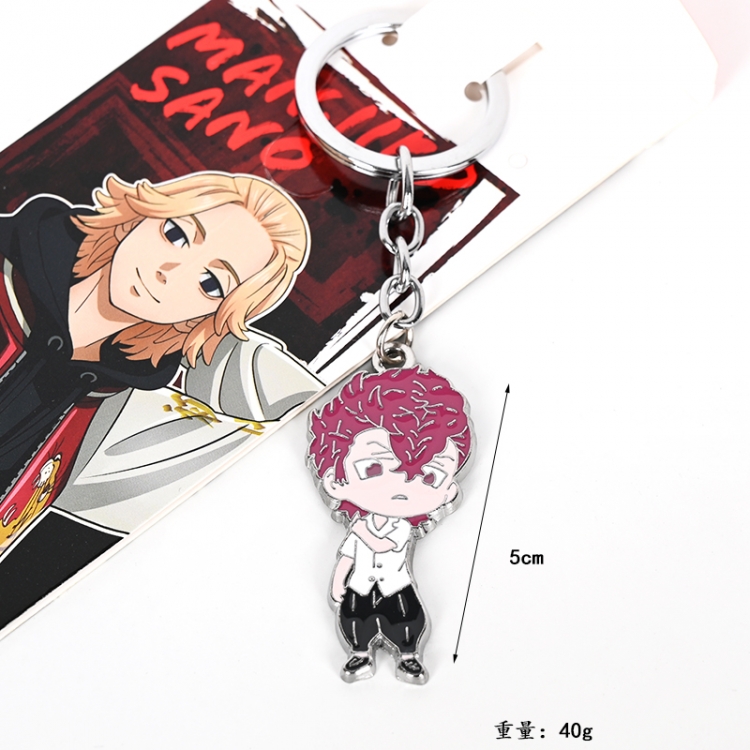 Tokyo Revengers Animation peripheral metal keychain pendant  style A price for 5 pcs