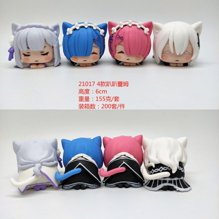 Re:Zero kara Hajimeru Isekai Seikatsu  Potter Bagged figure model   A set of  4