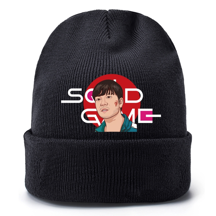 Squid game Anime knitted hat woolen hat