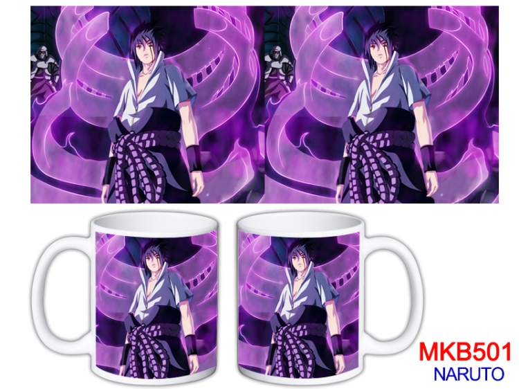 Naruto Anime color printing ceramic mug cup price for 5 pcs  MKB-501
