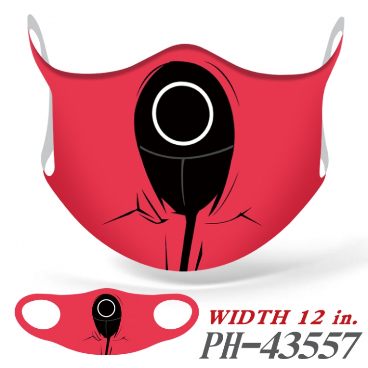 Squid Game COS full-color seamless ice silk monolithic mask price for 5 pcs PH-43557A