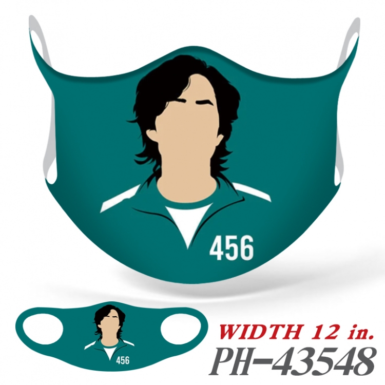 Squid Game COS full-color seamless ice silk monolithic mask price for 5 pcs PH-43548A