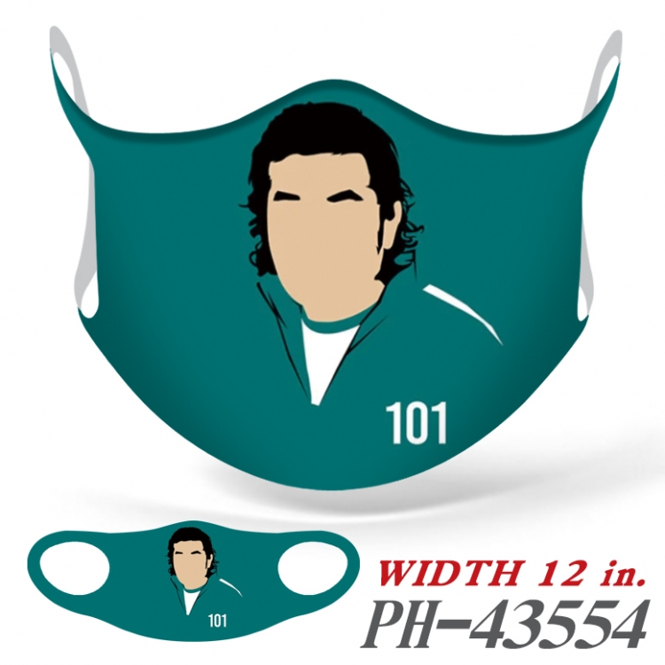 Squid Game COS full-color seamless ice silk monolithic mask price for 5 pcs PH-43554A