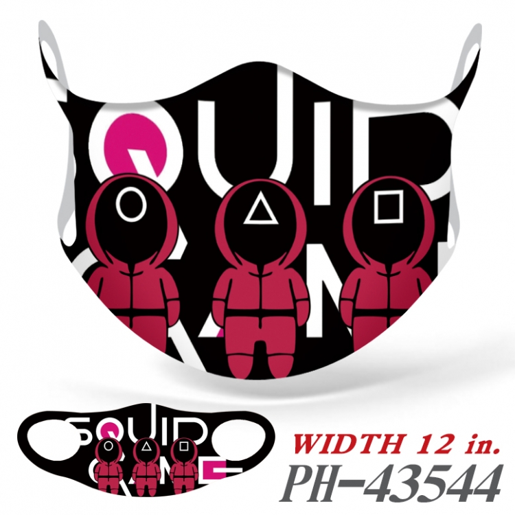 Squid Game COS full-color seamless ice silk monolithic mask price for 5 pcs PH-43544A