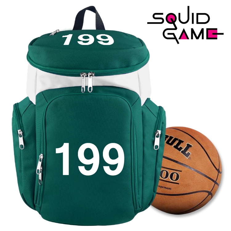 Squid Game Canvas backpack basketball school bag travel bag