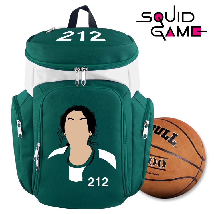 Squid Game Canvas backpack basketball school bag travel bag